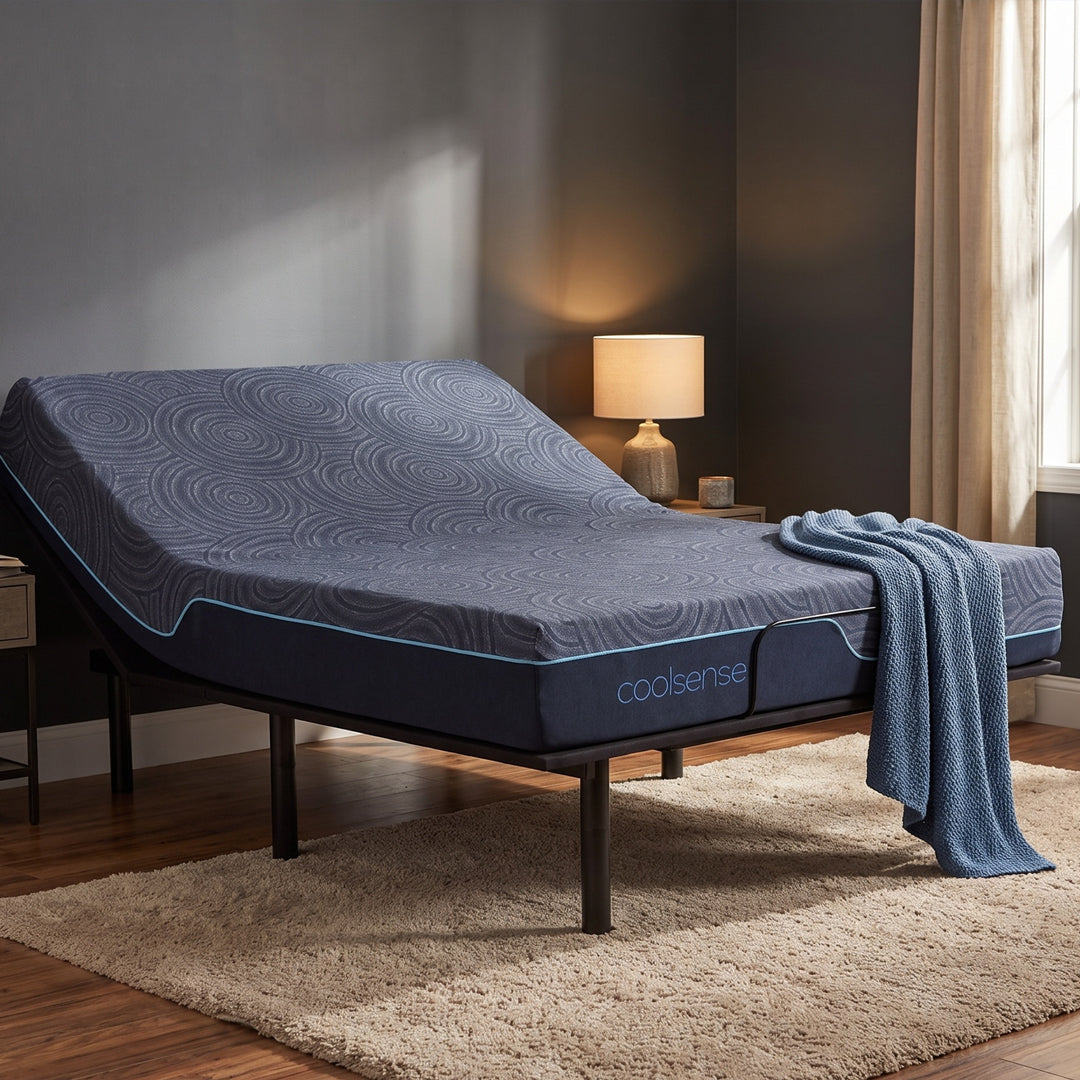 CoolSense® Refresh Hybrid Mattress + Contour Adjustable Base Bundle